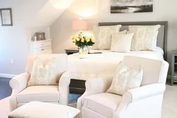 Chair for bedroom in modern style photo