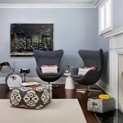 Chair for bedroom in modern style photo