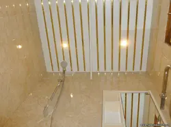 Дохили Ҳаммом Бо Шифти Slatted