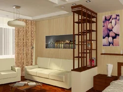Living Room Interior With Division
