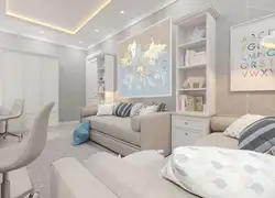 Балалар жатын бөлмесінің жарқын фотосуреті