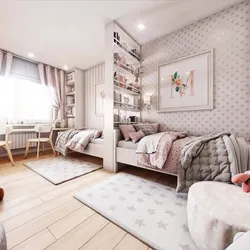 Children's bedroom design 18 sq m