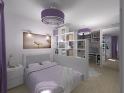 Children's bedroom design 18 sq m