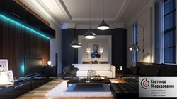 Дизайн интерьера 3d гостиной