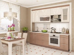How to arrange furniture in a small kitchen photo