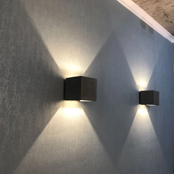 Sconces in the hallway interior photo