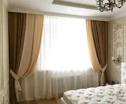 Шторы звычайныя спальня фота