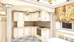 Small classic kitchen design