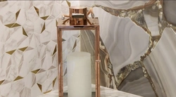 Agate tile bath design