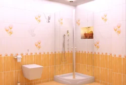 Дызайн ванны пліткай агата