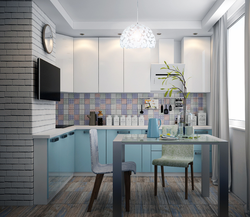 Kitchen Design In One-Room Apartment P 44