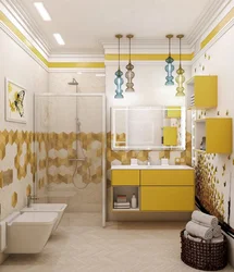 Yellow bathtub design photo