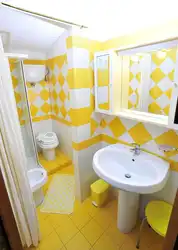 Желтые ванны дизайн фото