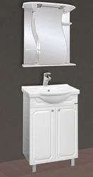 Sink With Mirror In The Bathroom Photo