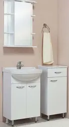 Sink with mirror in the bathroom photo