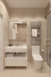 Tualet Və Hamam Eyni Üslubda, Kafel Ilə Ayrı Dizayn