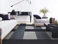 Carpet in the living room interior photo