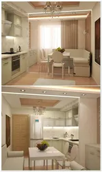 Mətbəx 14 m2 divan şəkli