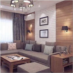 Living room design budget option in an apartment