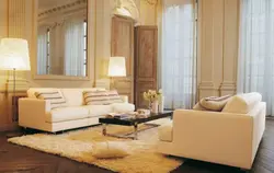 Cream living room interior