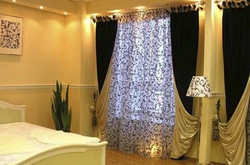 Curtain design for the bedroom, new items and trends