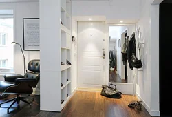 Hallway partitions in the apartment photo