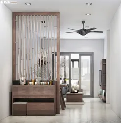 Hallway partitions in the apartment photo
