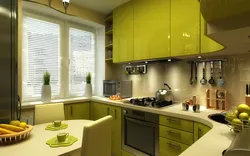 Kitchen interior photo size
