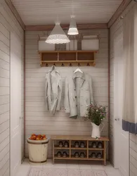 Cover the hallway with clapboard photo