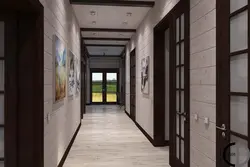 Cover the hallway with clapboard photo