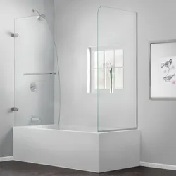 Bathroom design with screen