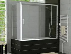 Bathroom design with screen