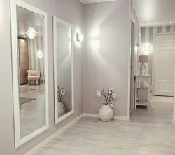 Hallway interiors in white