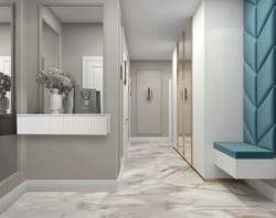 Hallway interiors in white
