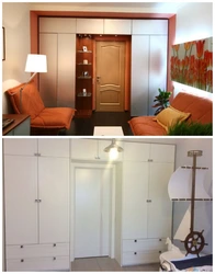 Bedroom design door in the middle