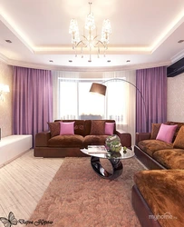 Living room design in apartment 3 5