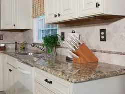 Kitchen interior what color is the apron