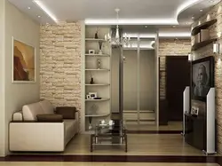 Interior of the hall with hallway