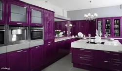 Кухня колеру фуксіі фота