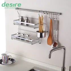 Hanging railing for the kitchen photo
