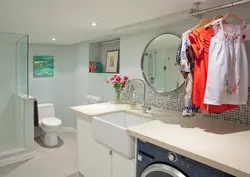 Bathroom laundry design