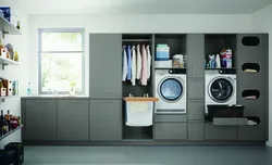 Bathroom laundry design