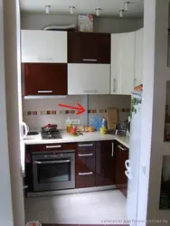 How To Hide Pipes In The Kitchen In Khrushchev Photo