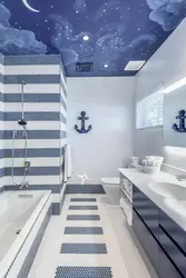 Nautical design bathroom tiles