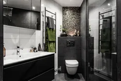 Black Gray White Bathroom Design