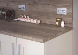 Egger countertops in the kitchen interior photo