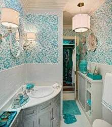 Bathroom design turquoise tiles