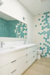 Bathroom design turquoise tiles