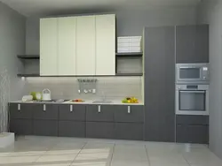 Kitchen 3 meters straight design with pencil case
