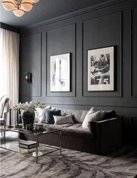 Dark Walls In Living Room Design